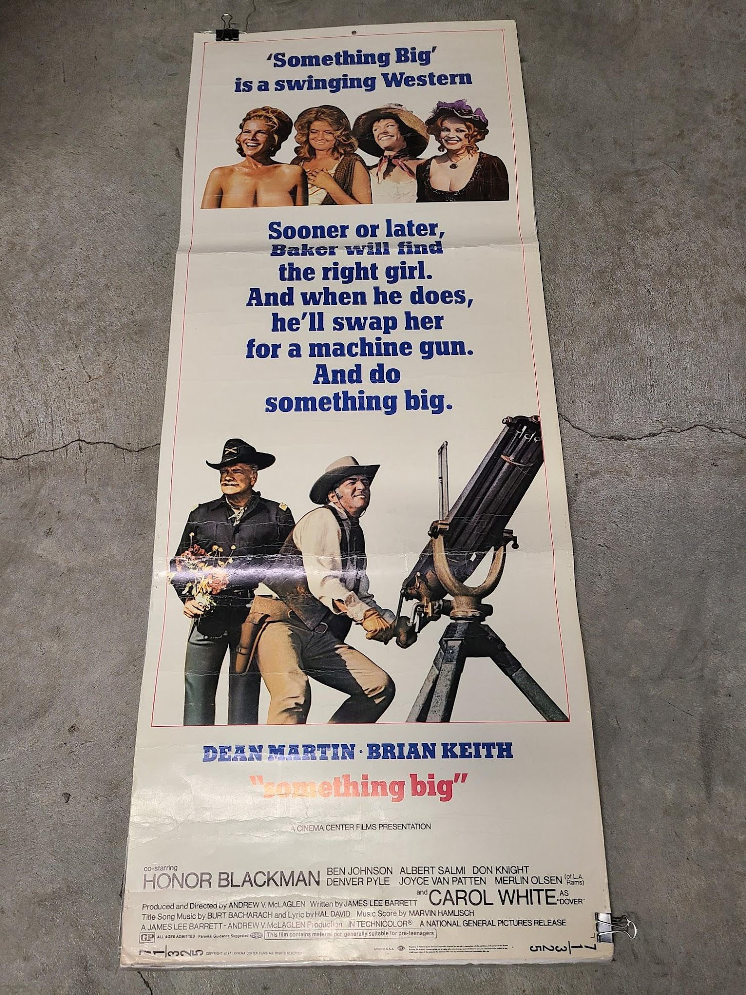 Something Big 1971 Inserts