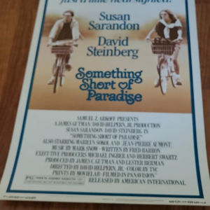 Something Short Of Paradise 1979 Inserts