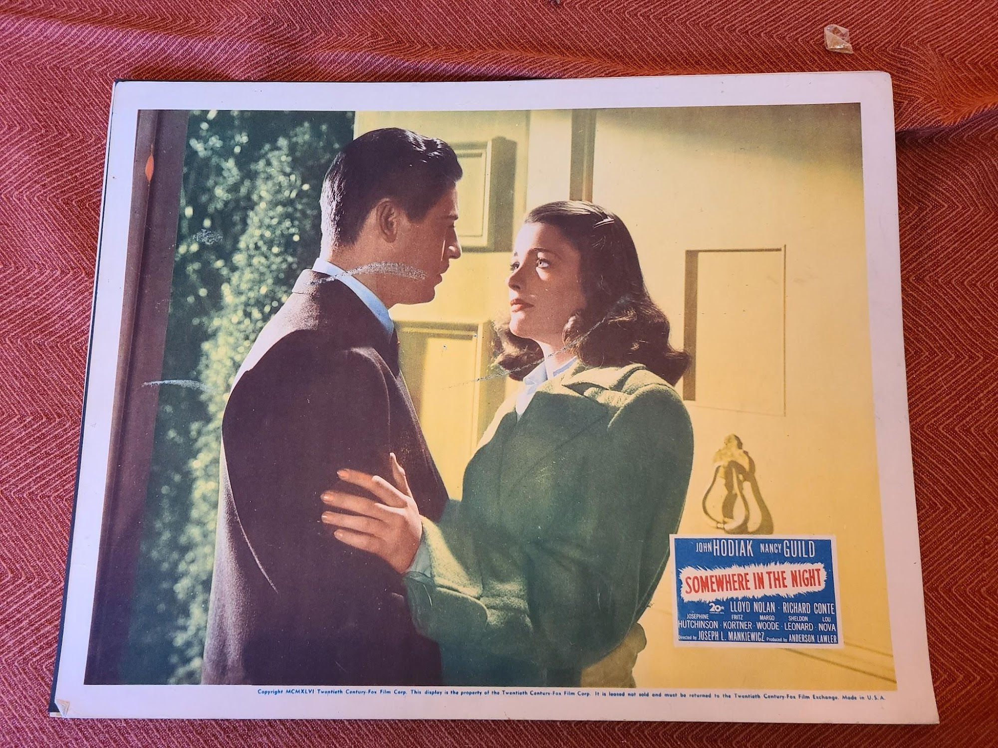 Somewhere In The Night 1946 General Lobby Cards