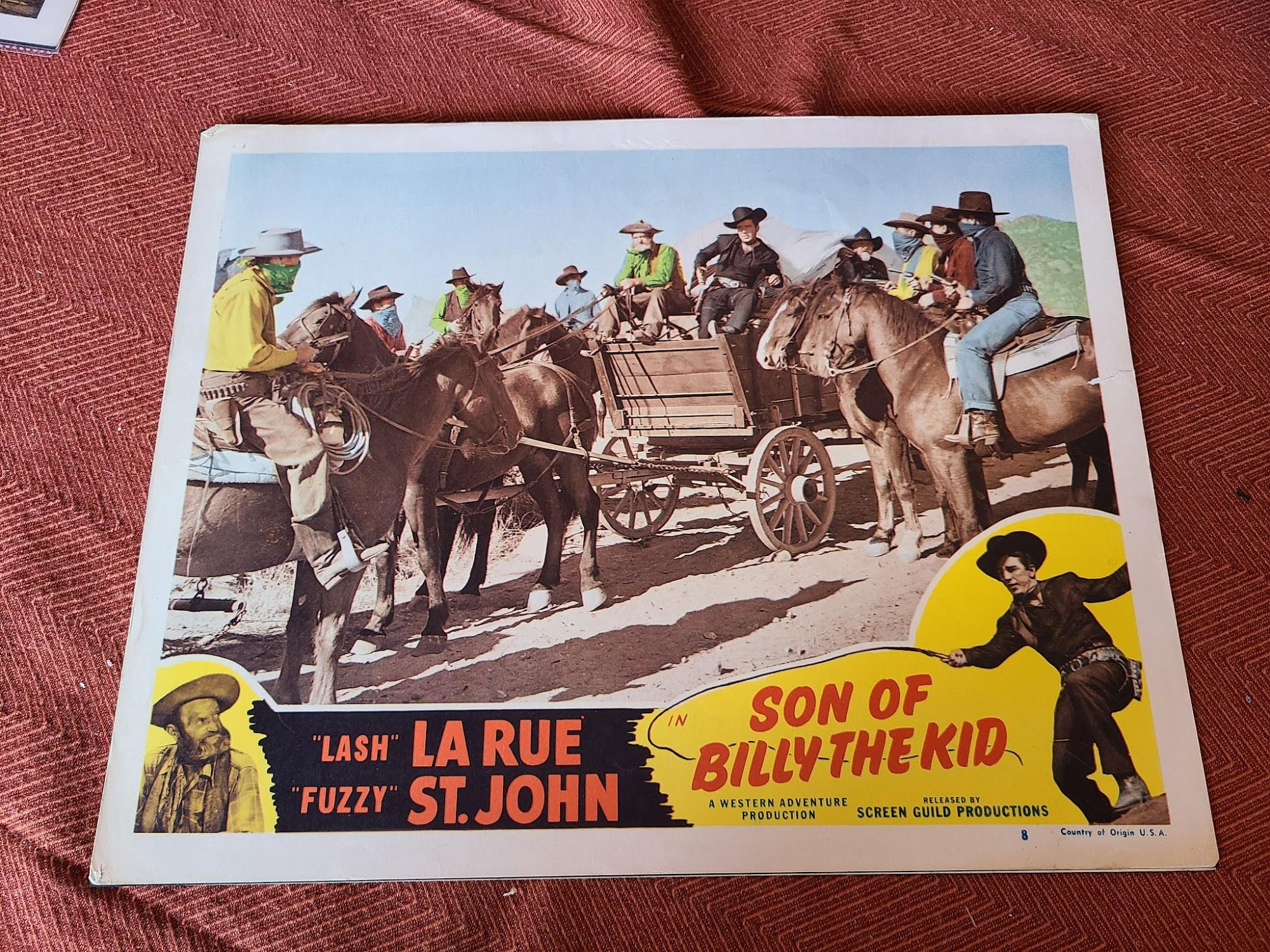 Son Of Billy The Kid 1949 Western Lobby Cards