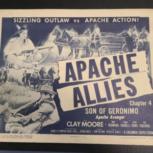 Son Of Geronimo 1952 Serial Lobby Cards