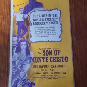 Son Of The Monte Cristo 1940 Press Books