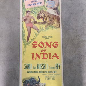 Song Of India 1949 Inserts