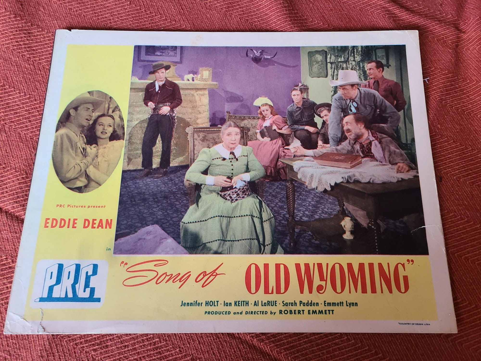 Song Of Old Wyoming 1945 Western Lobby Cards