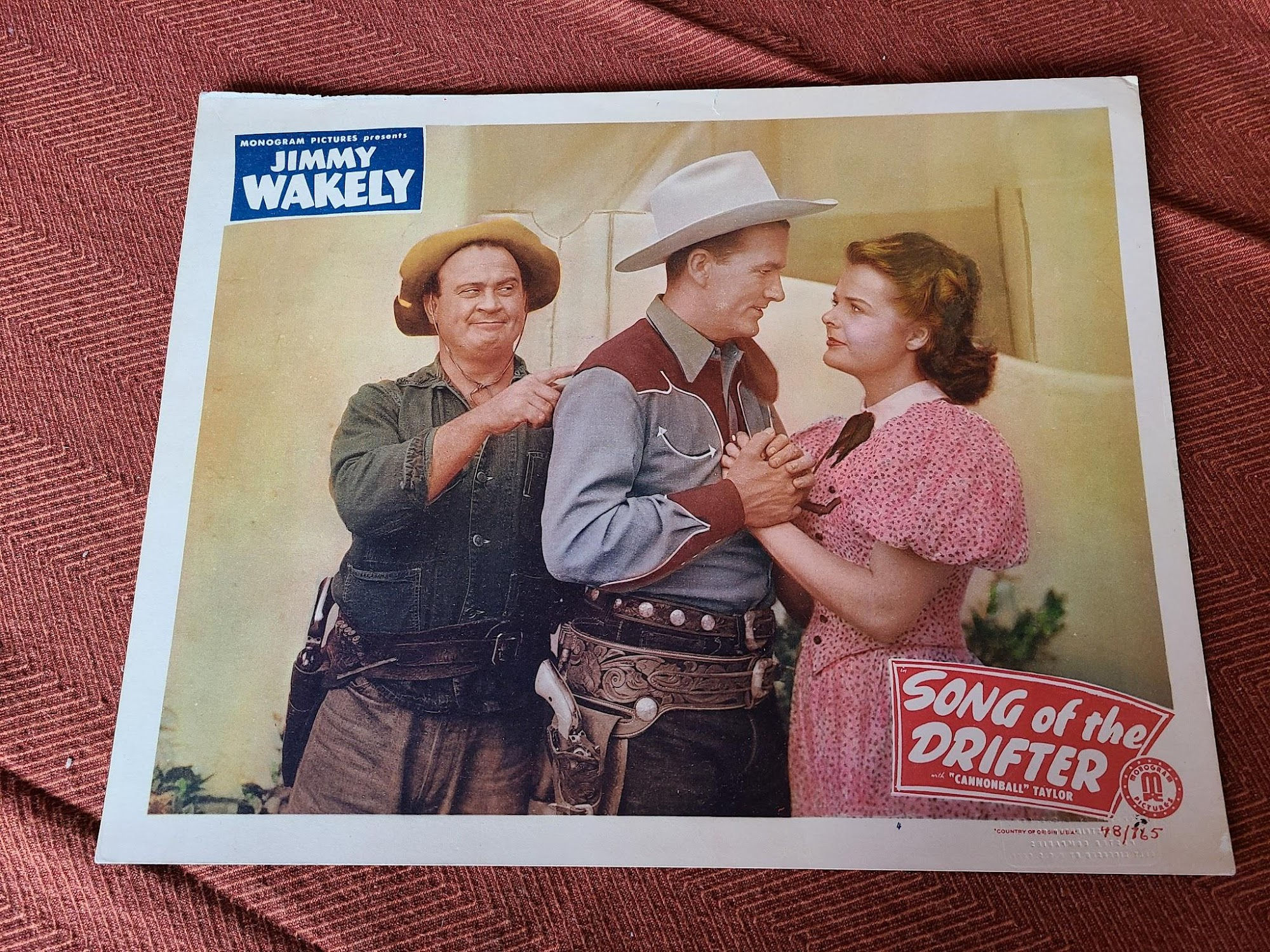 Song Of The Drifter 1948 Western Lobby Cards