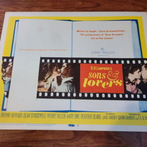 Sons And Lovers 1960 Title Cards
