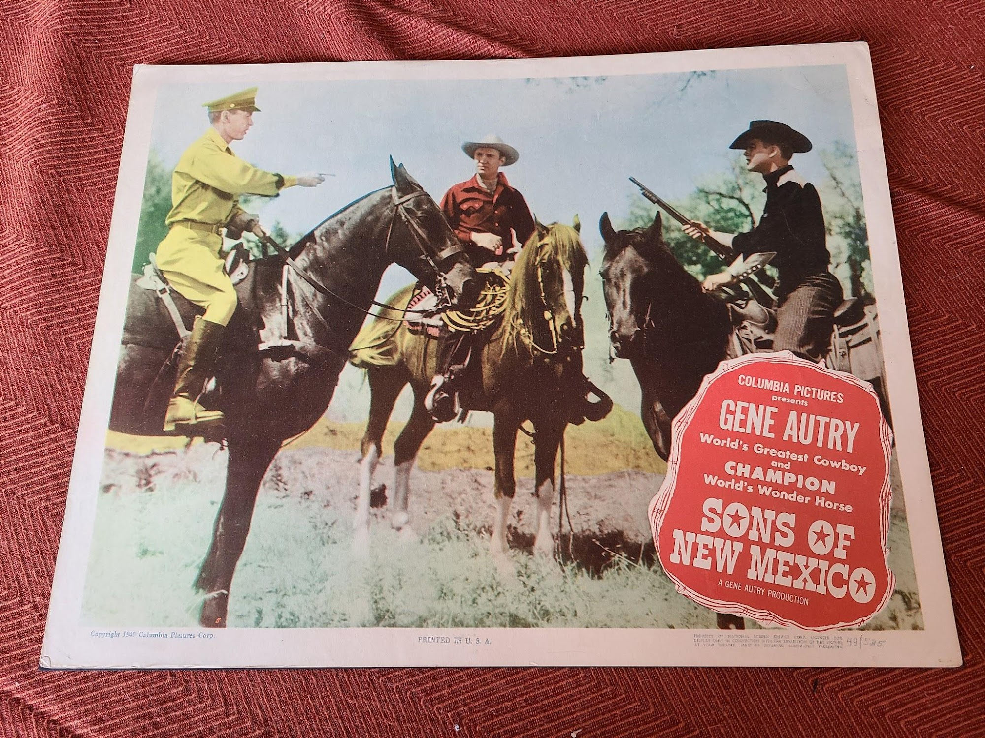 Sons of New Mexico 1949 Western Lobby Cards