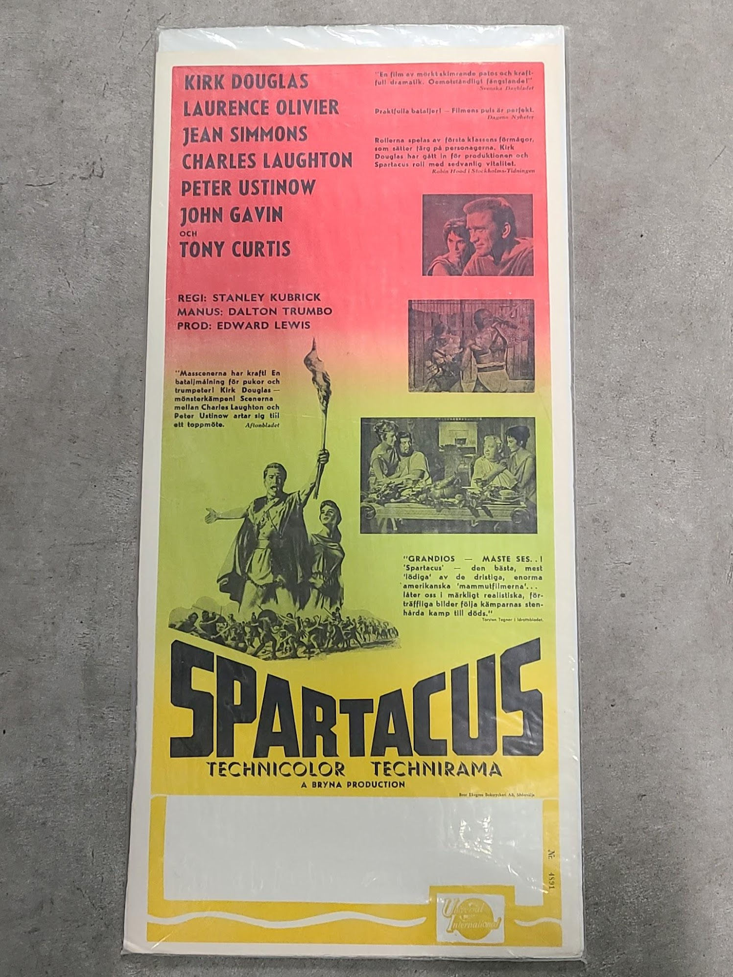 Spartacus 1960 Swedish Slope
