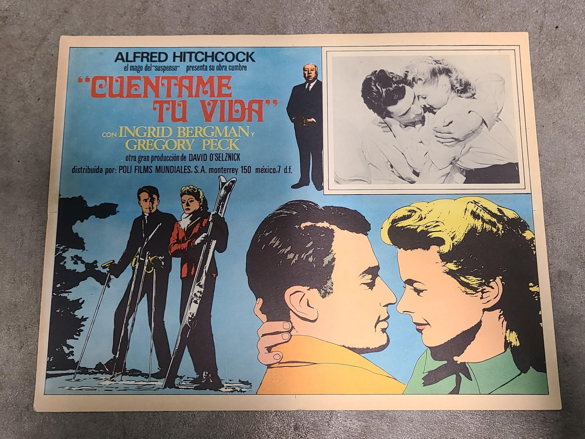 Spellbound 1945 Mexican Lobby Cards