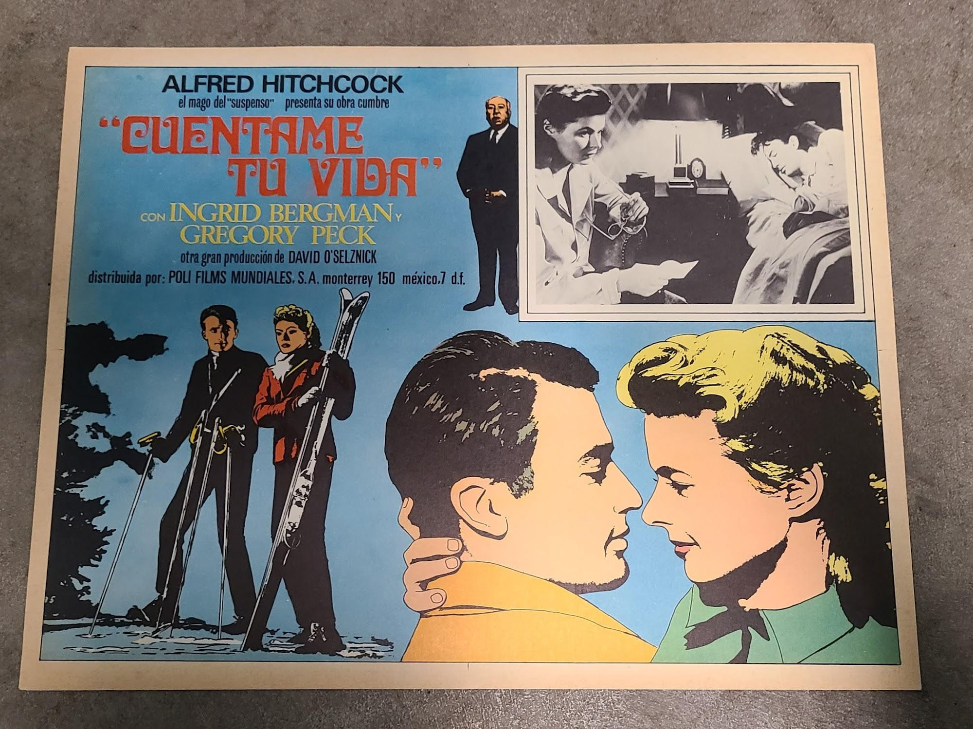 Spellbound 1945 Mexican Lobby Cards