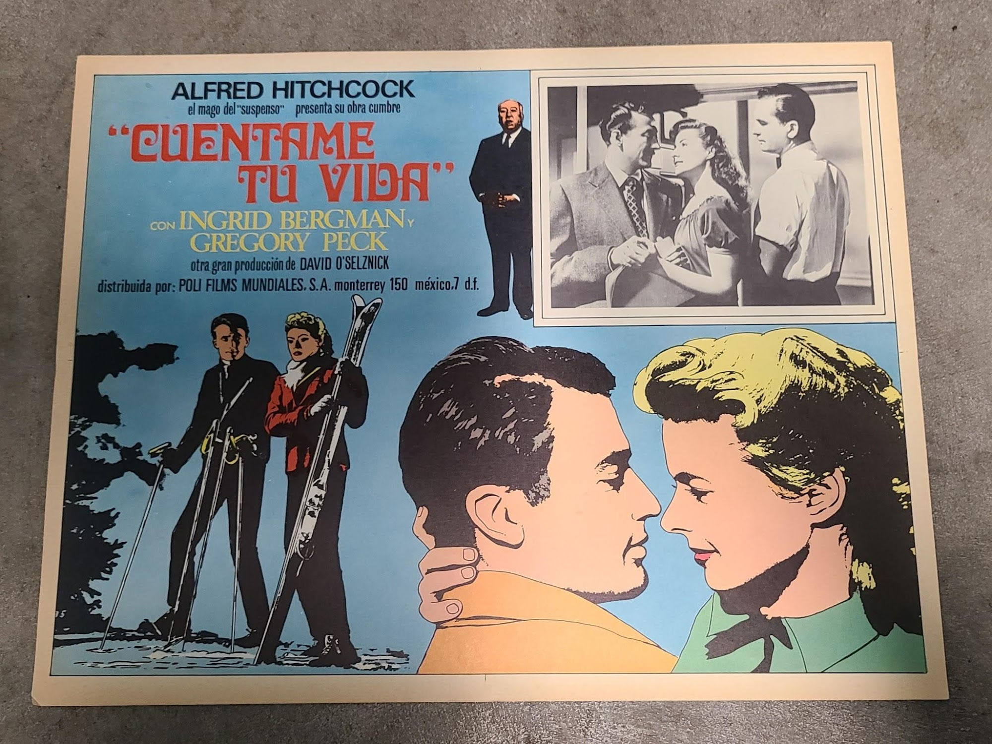 Spellbound 1945 Mexican Lobby Cards