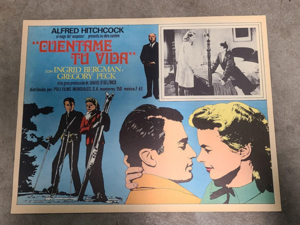 Spellbound 1945 Mexican Lobby Cards