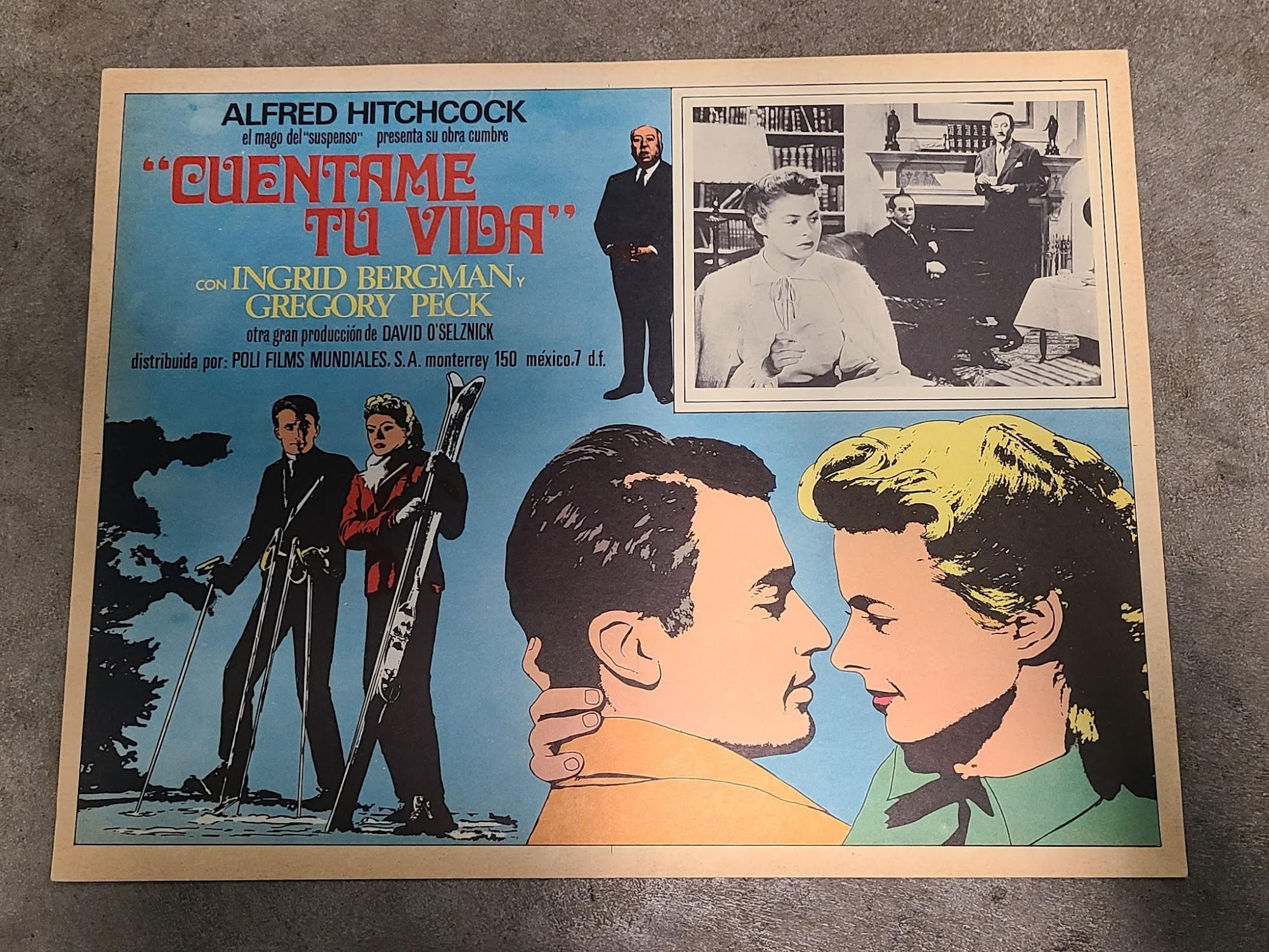 Spellbound 1945 Mexican Lobby Cards