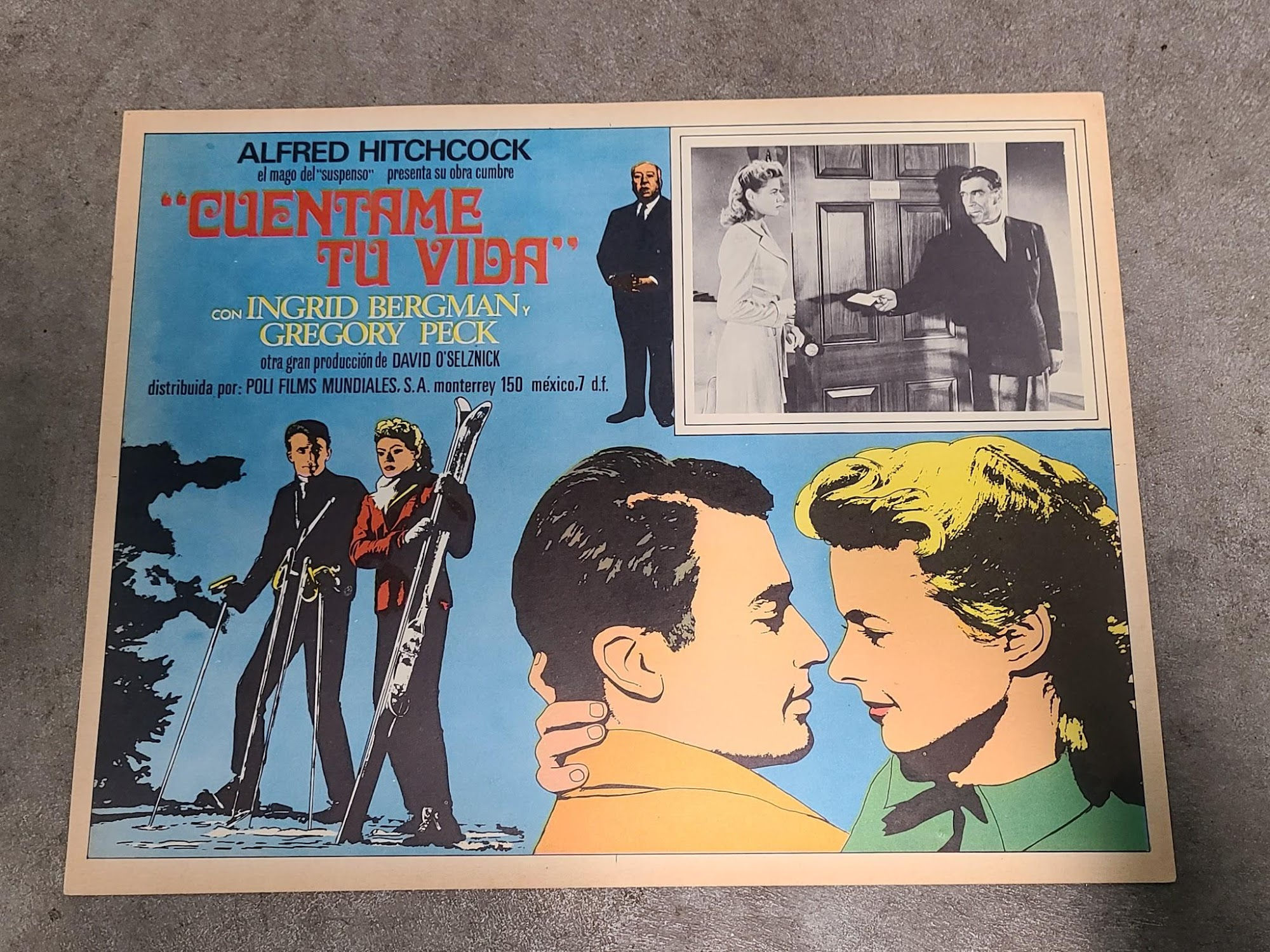 Spellbound 1945 Mexican Lobby Cards
