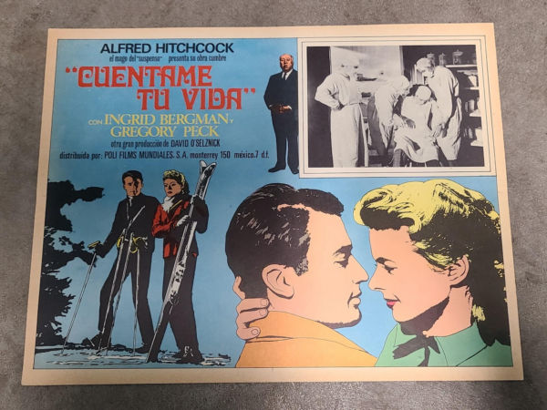 Spellbound 1945 Mexican Lobby Cards