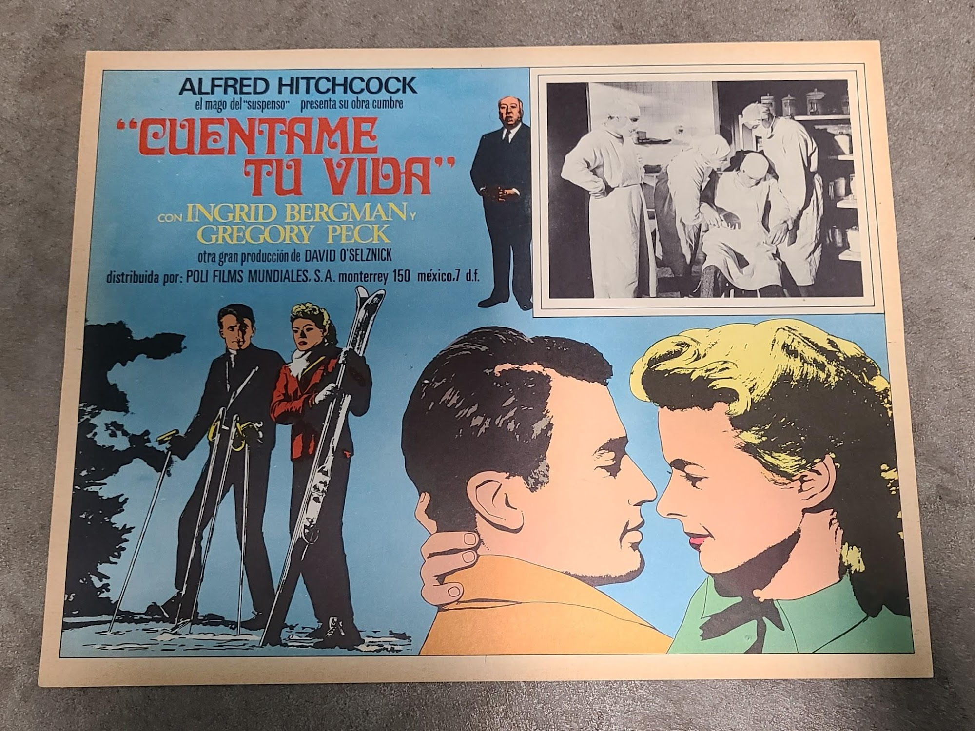 Spellbound 1945 Mexican Lobby Cards