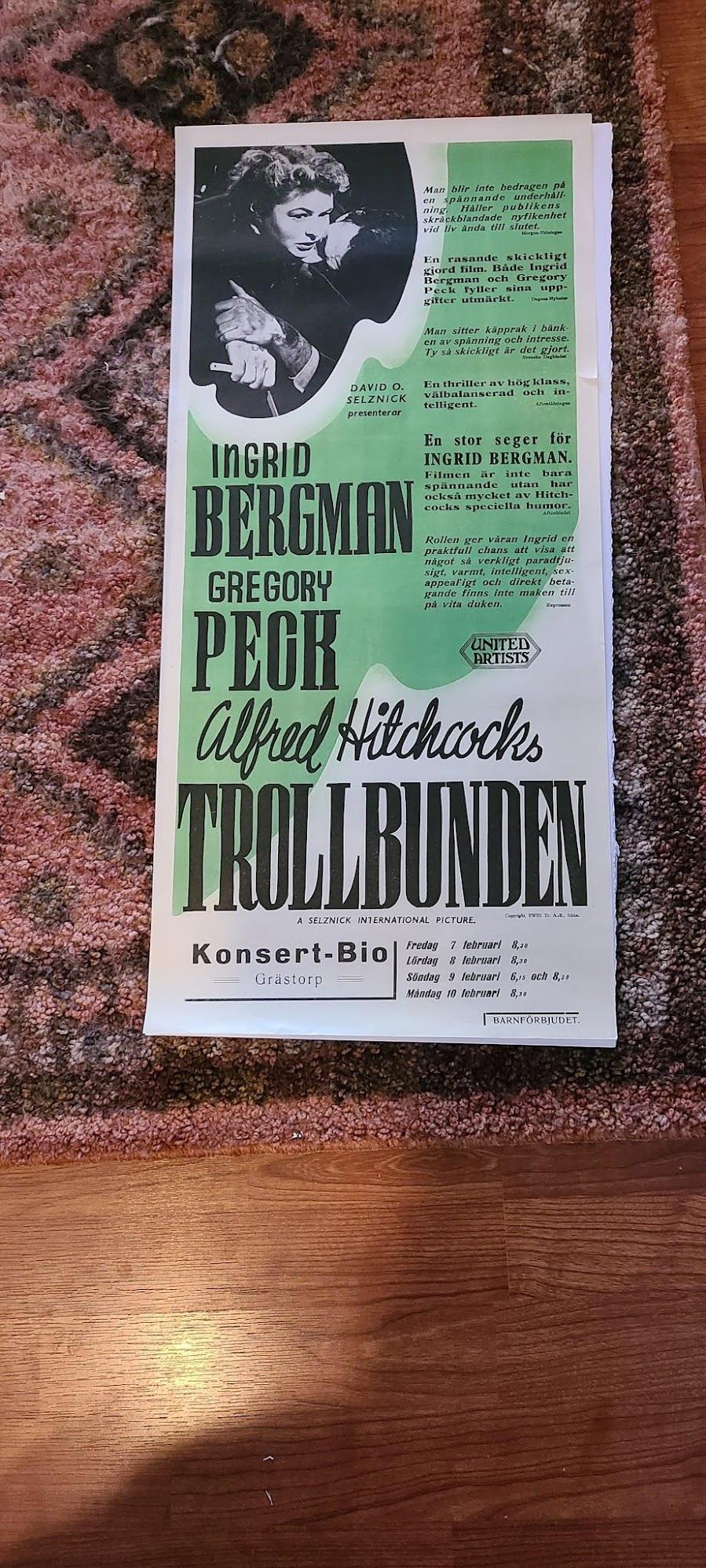 Spellbound 1945 Swedish Slope