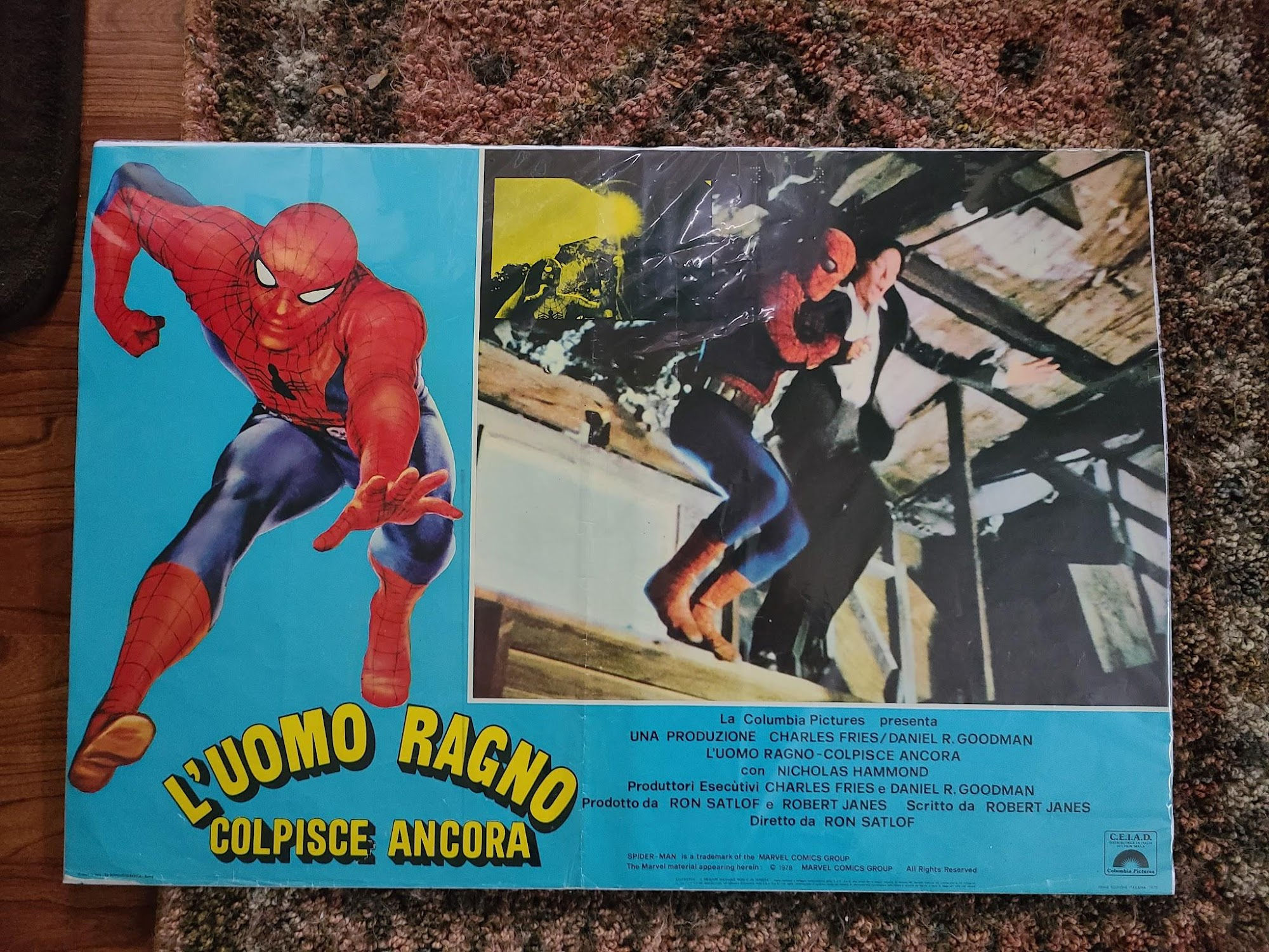 Spider-Man Strikes Back 1978 Fotobusta