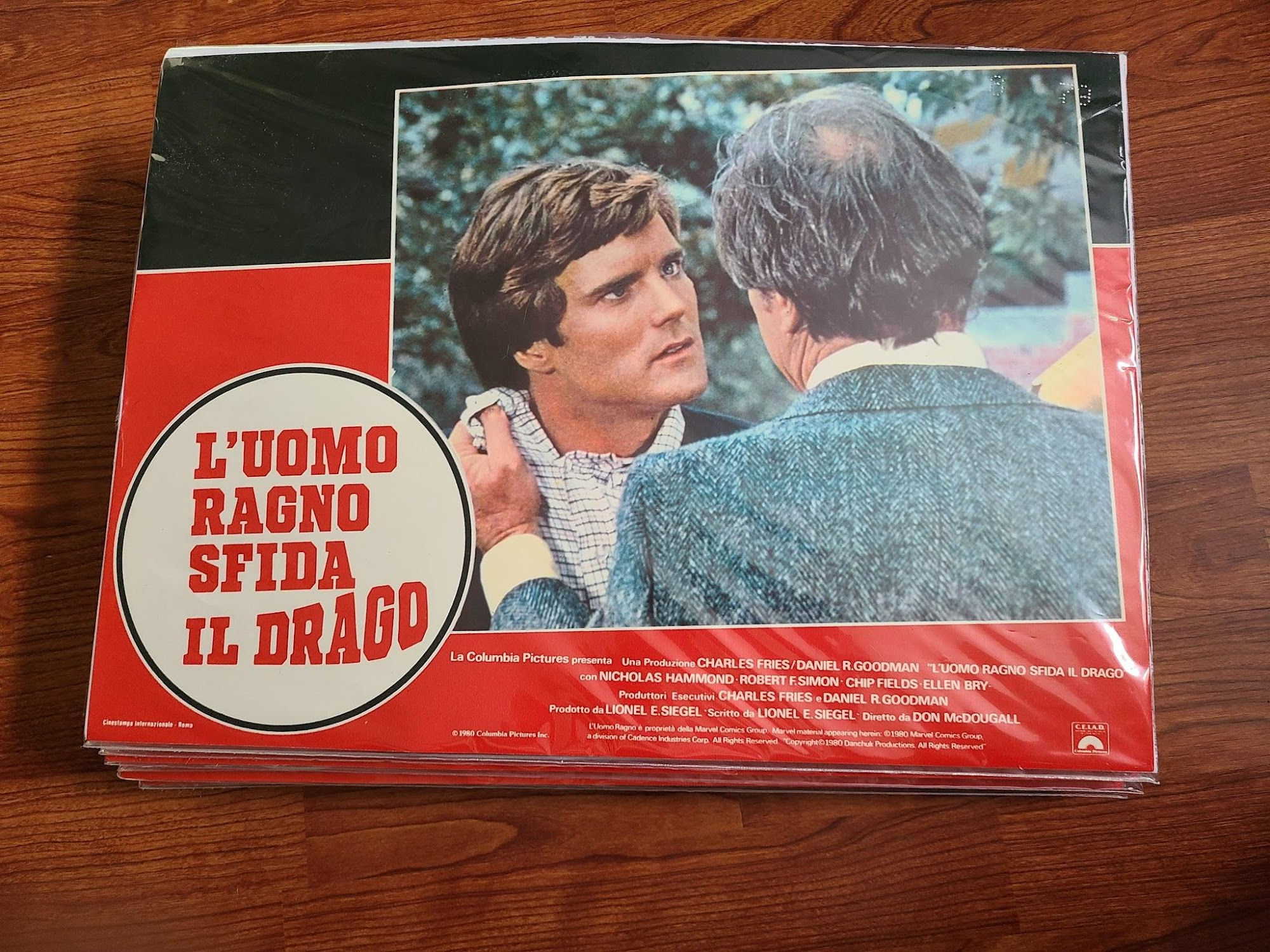 Spider-Man: The Dragon's Challenge 1981 Italian Cards