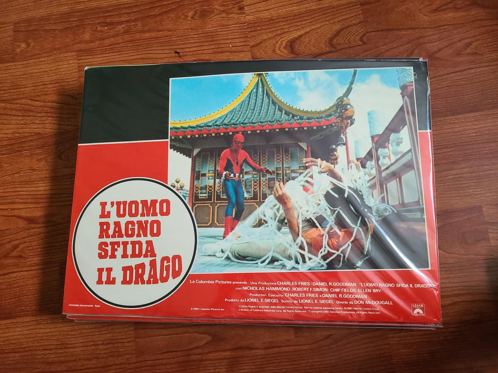 Spider-Man: The Dragon's Challenge 1981 Italian Cards