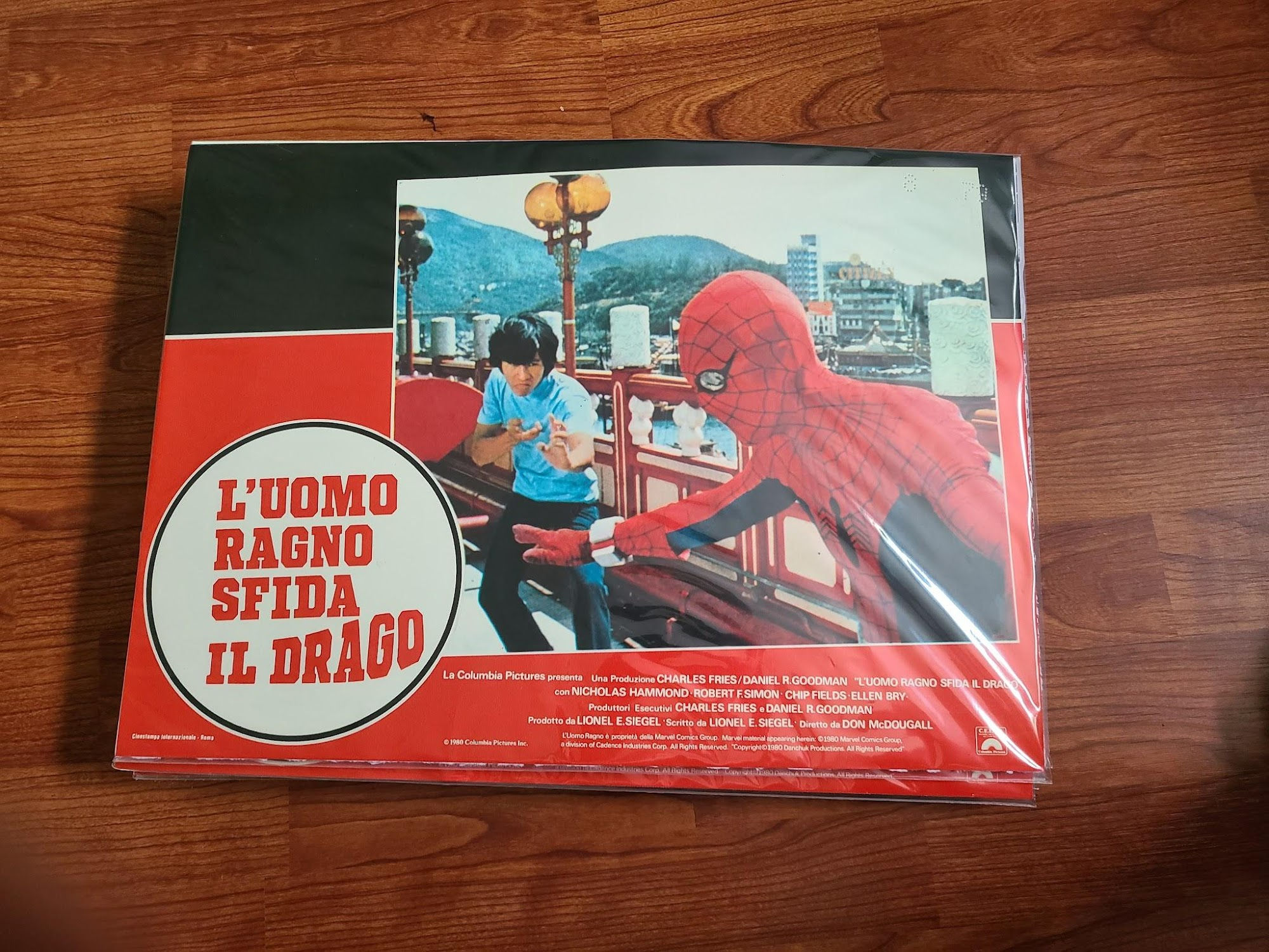 Spider-Man: The Dragon's Challenge 1981 Italian Cards