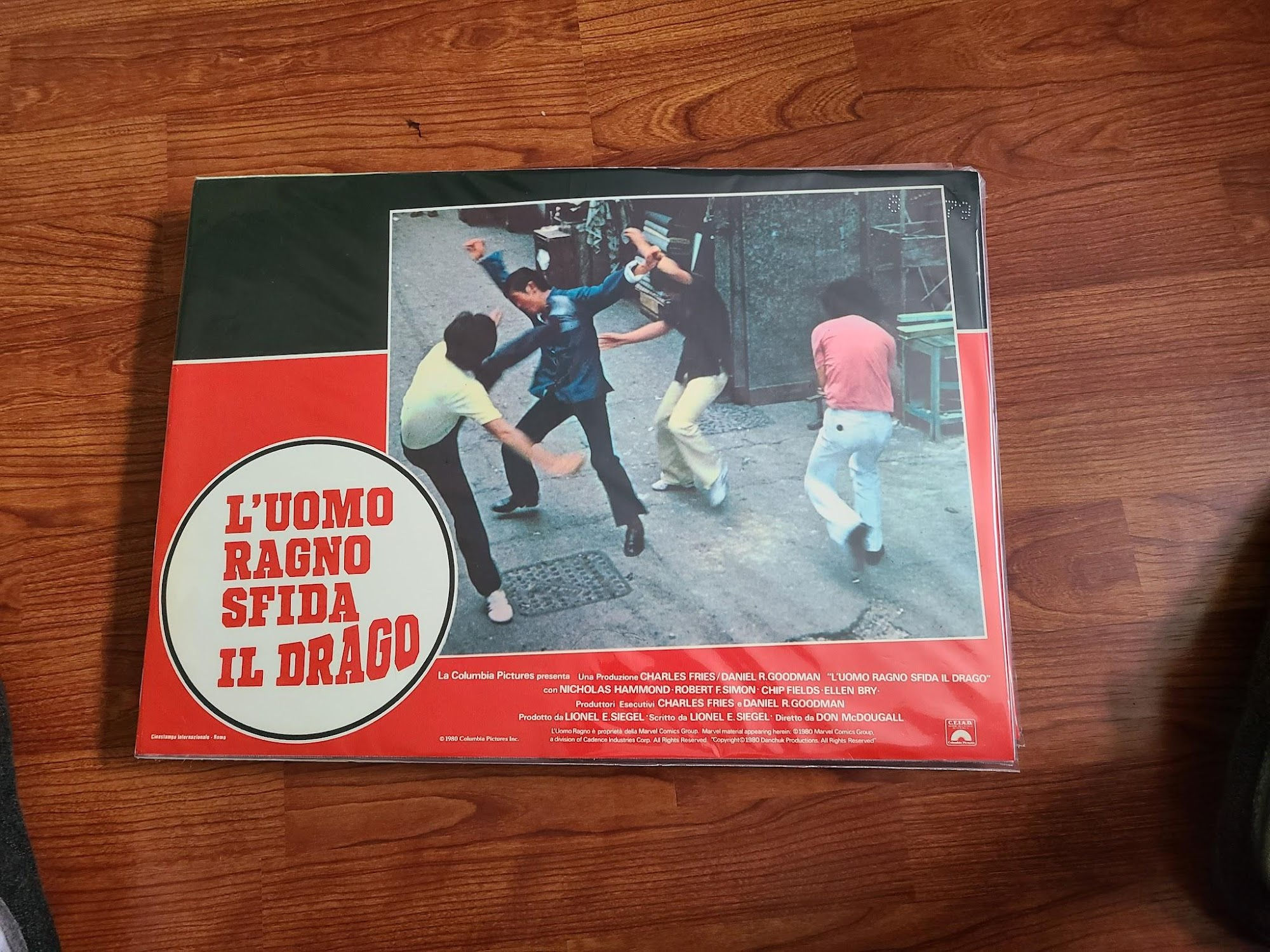 Spider-Man: The Dragon's Challenge 1981 Italian Cards