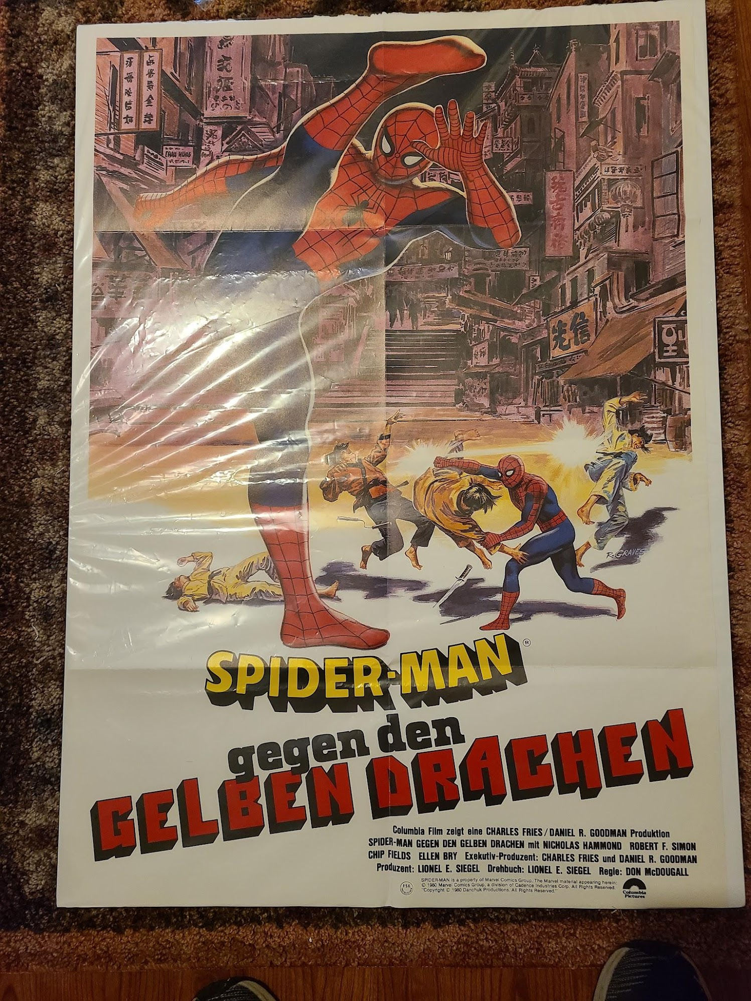 Spiderman/ Dragon's Challenge 1981 German