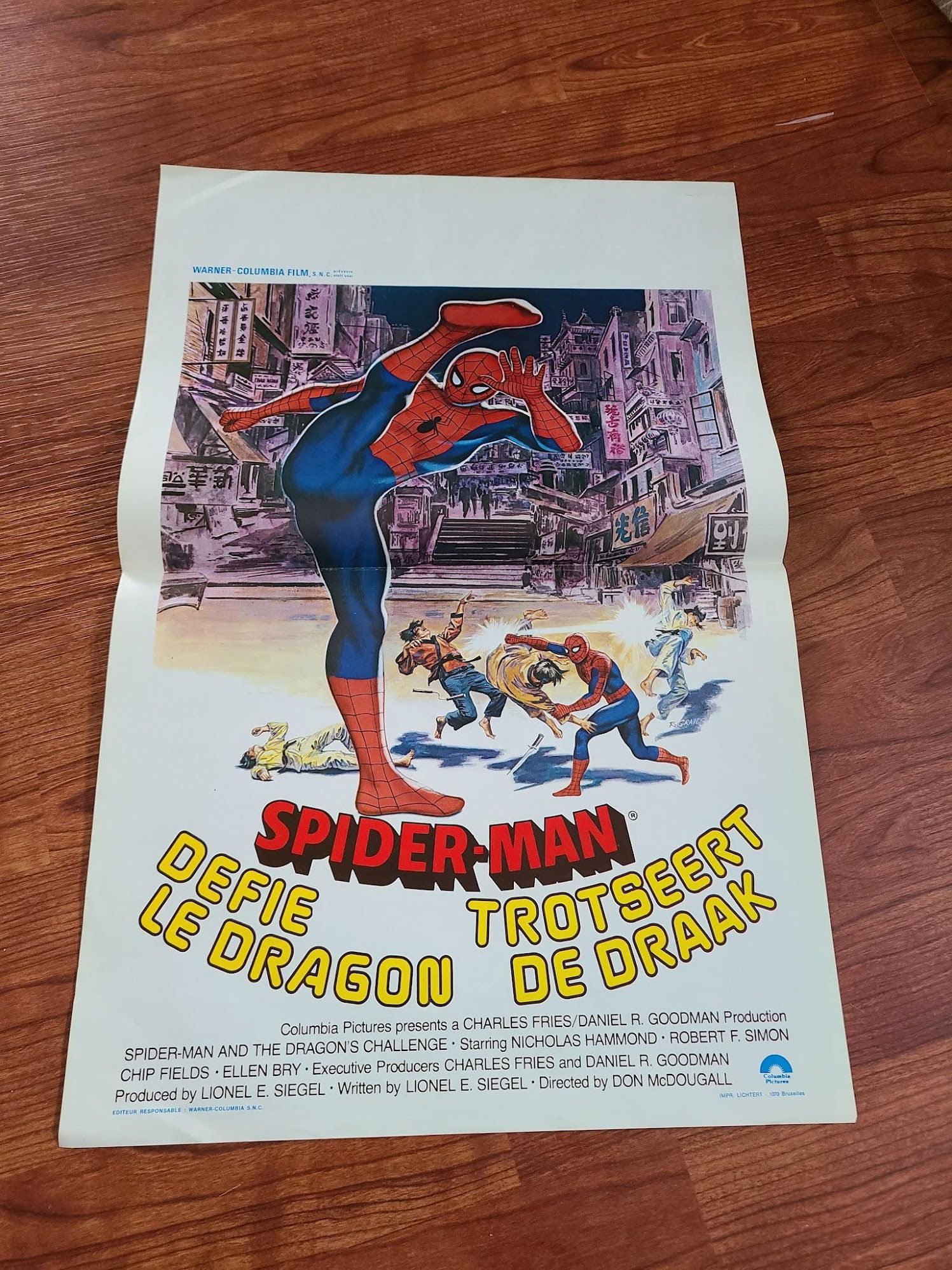 Spiderman: The Dragon's Challenge 1981 Belgium