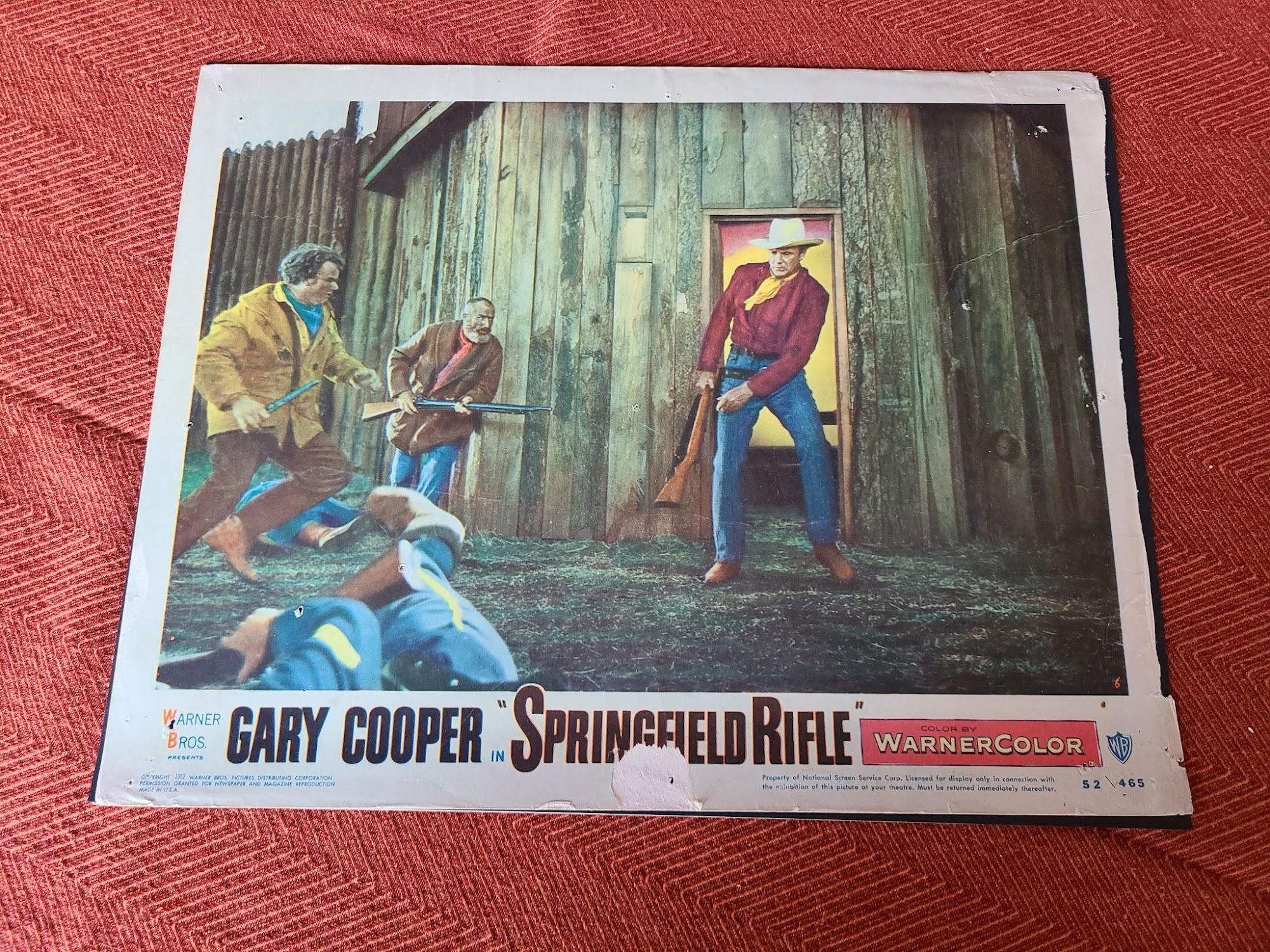 Springfield Rifle 1952 Western Lobby Cards