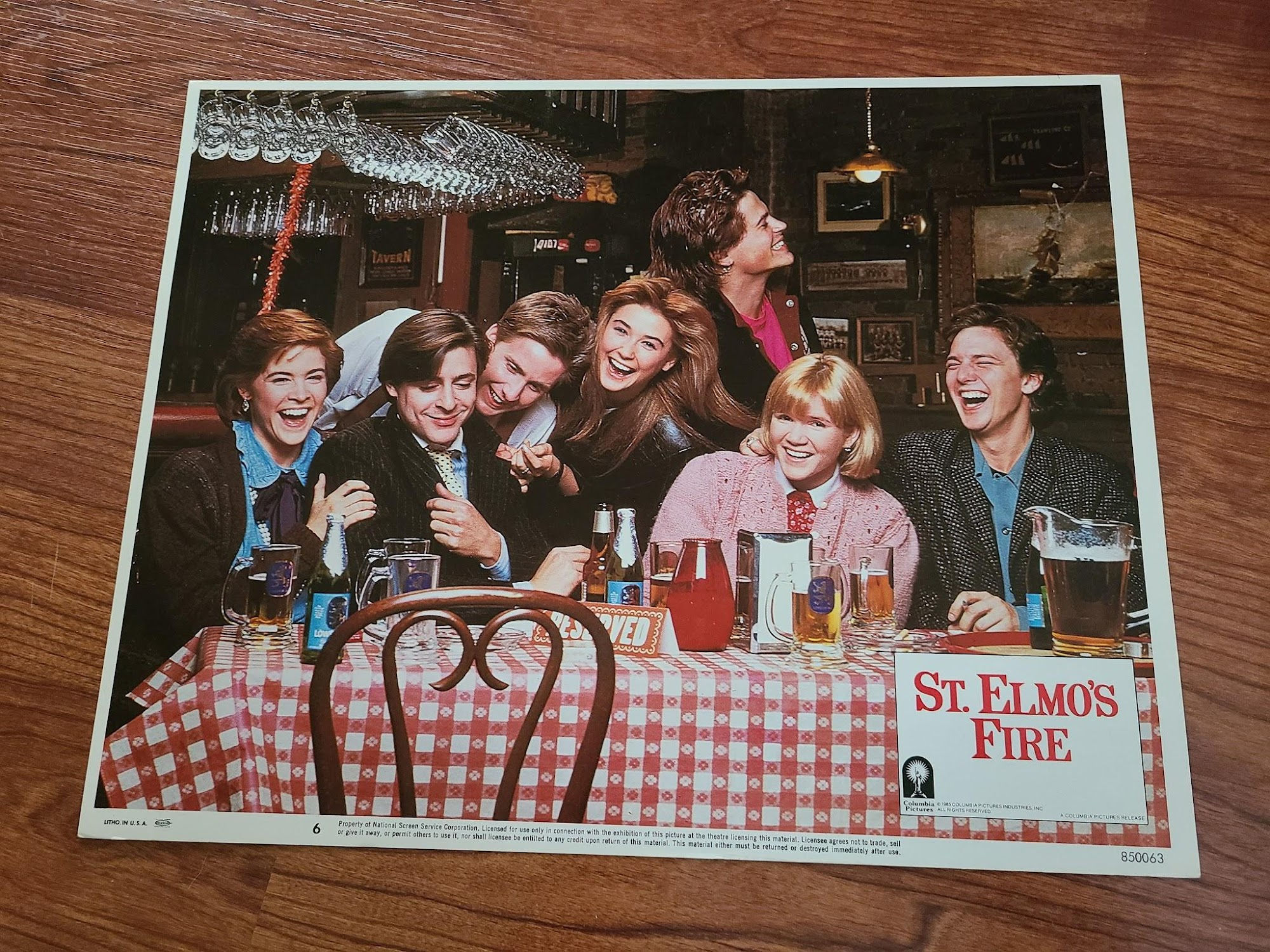 St. Elmo's Fire 1985 General Lobby Cards