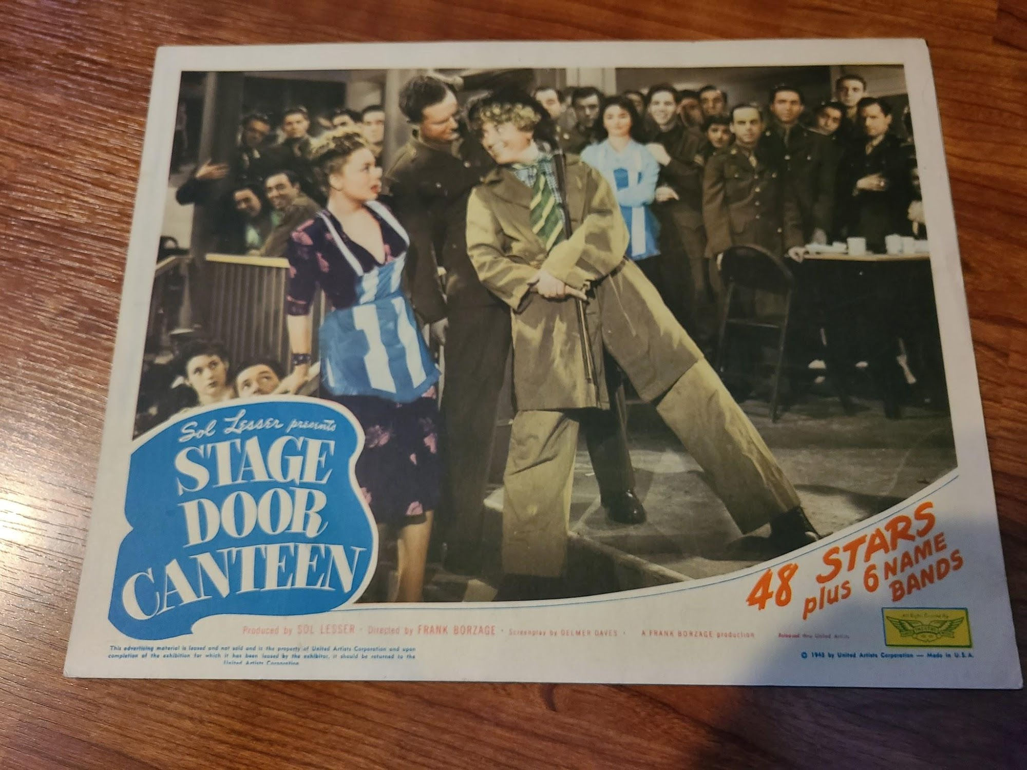 Stage Door Canteen 1943 Military/Aviation Lobby Cards