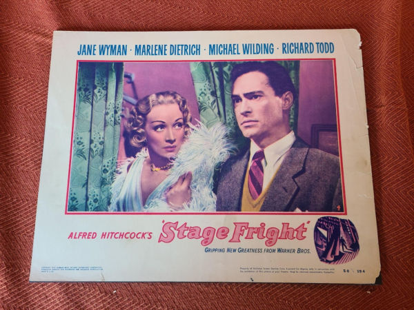 Stage Fright 1950 General Lobby Cards