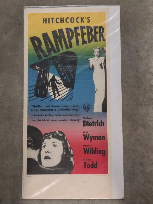 Stage Fright 1950 Swedish Slope