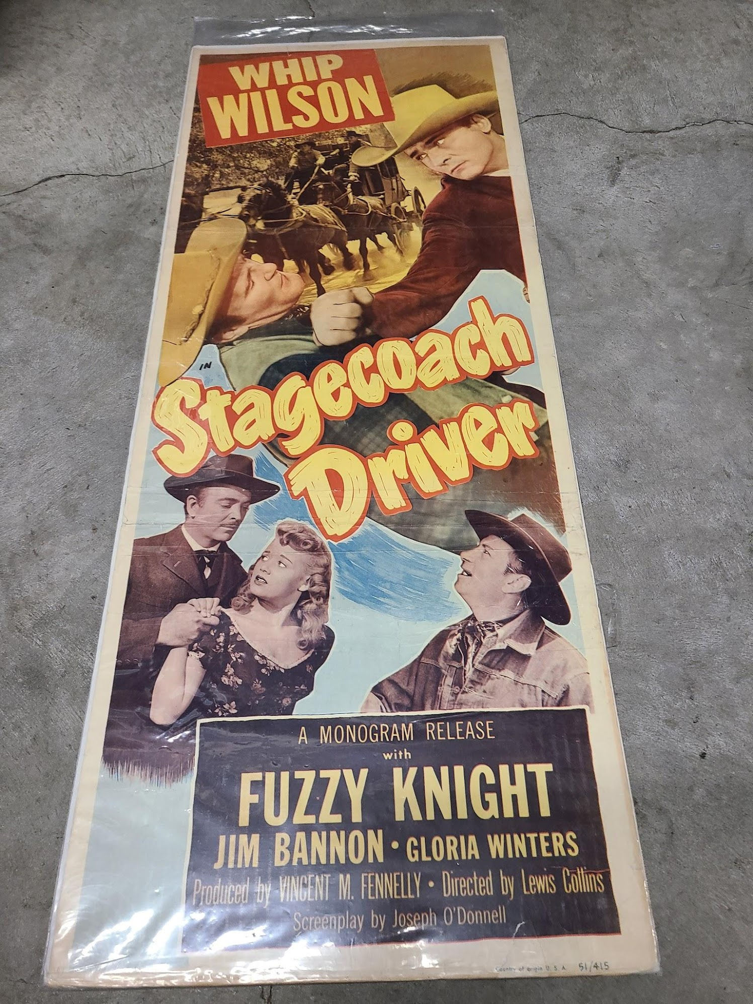 Stagecoach Driver 1951 Inserts