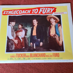 Stagecoach To Fury 1956 Western Lobby Cards