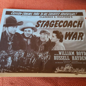Stagecoach War 1940 Western Lobby Cards