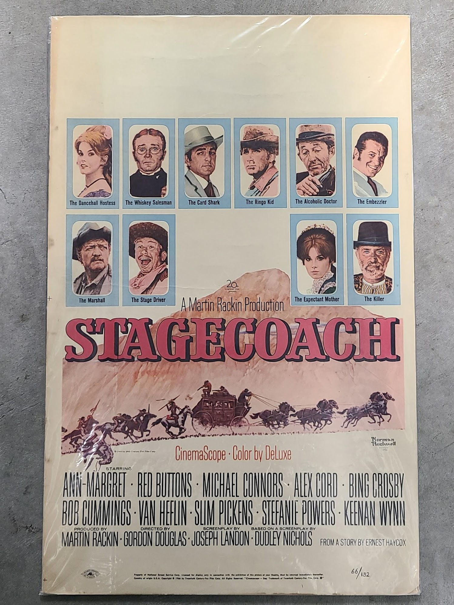 Stagecoach 1966 Window Cards