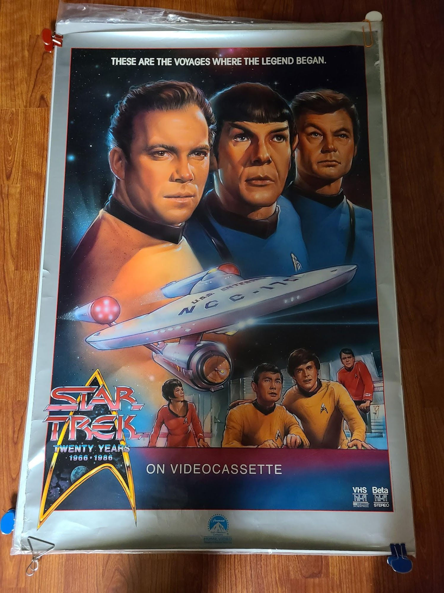 Star Trek 1986 1 Sheets/US