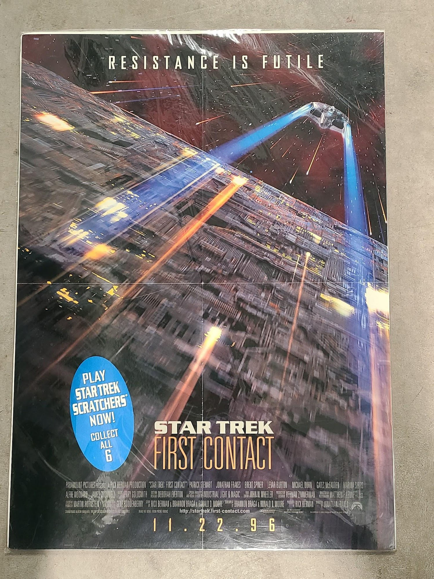 Star Trek: First Contact 1996 1 Sheets/US