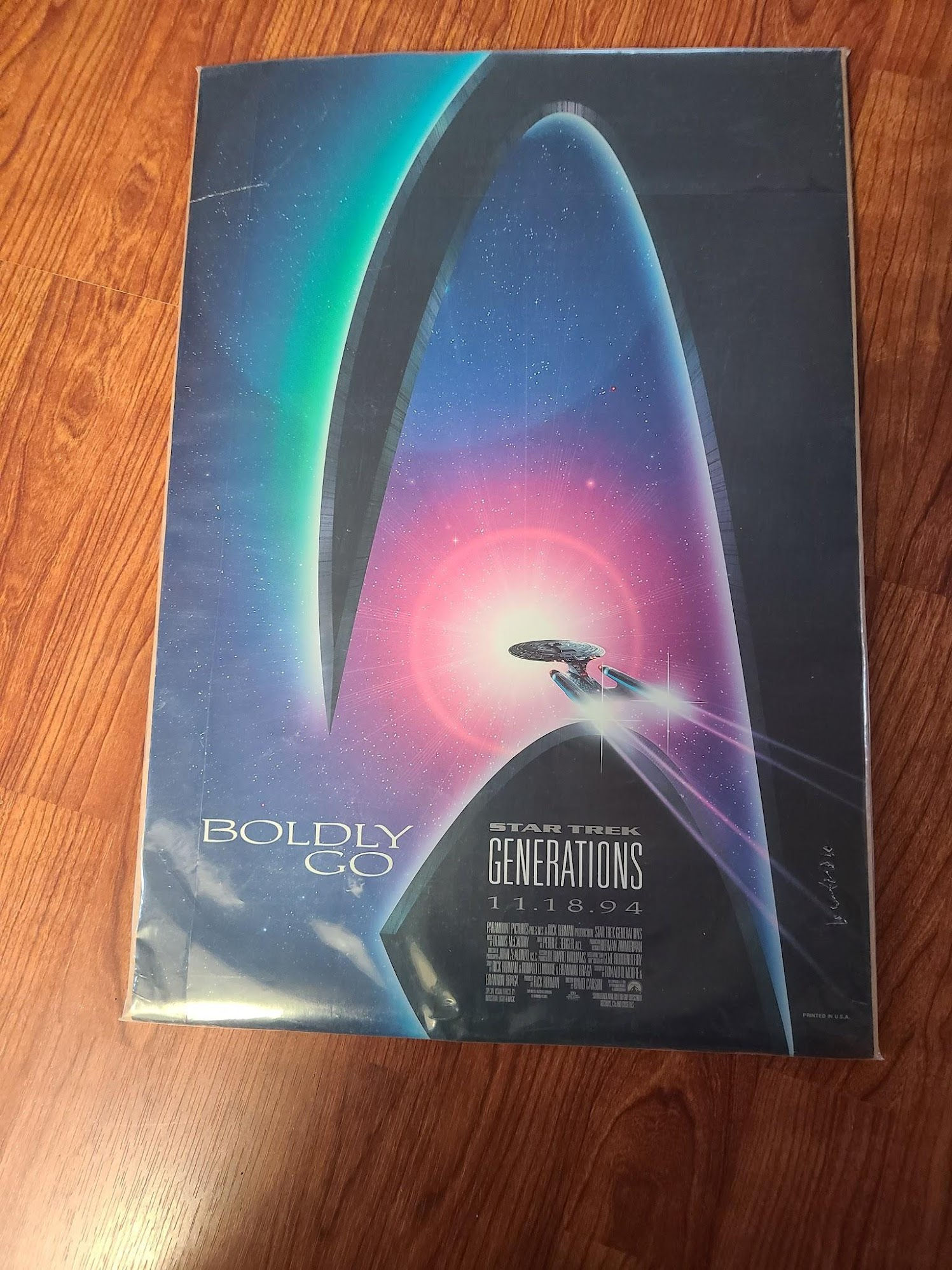 Star Trek Generations 1994 Window Cards