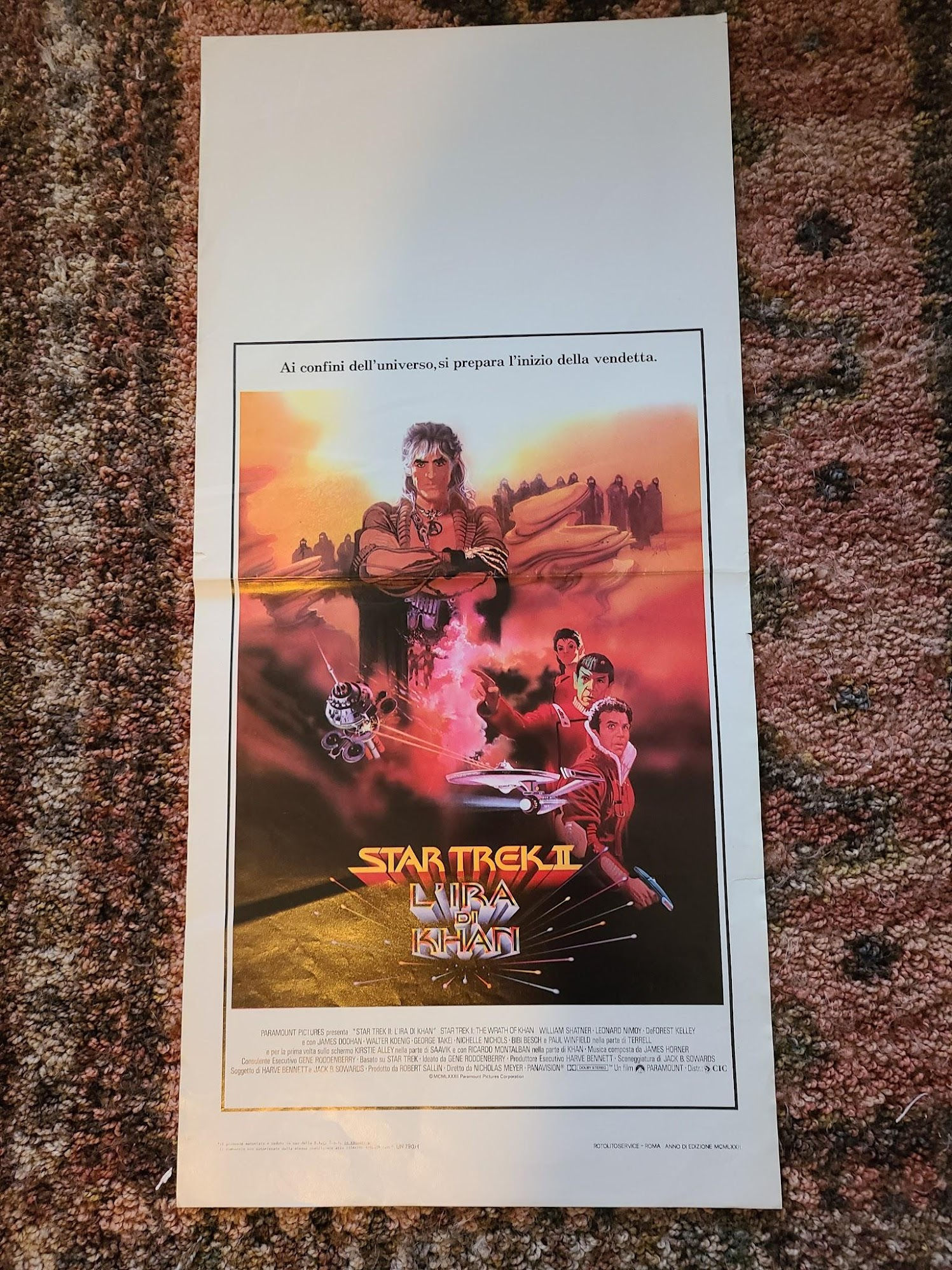 Star Trek II: The Wrath Of Khan 1982 Locodina