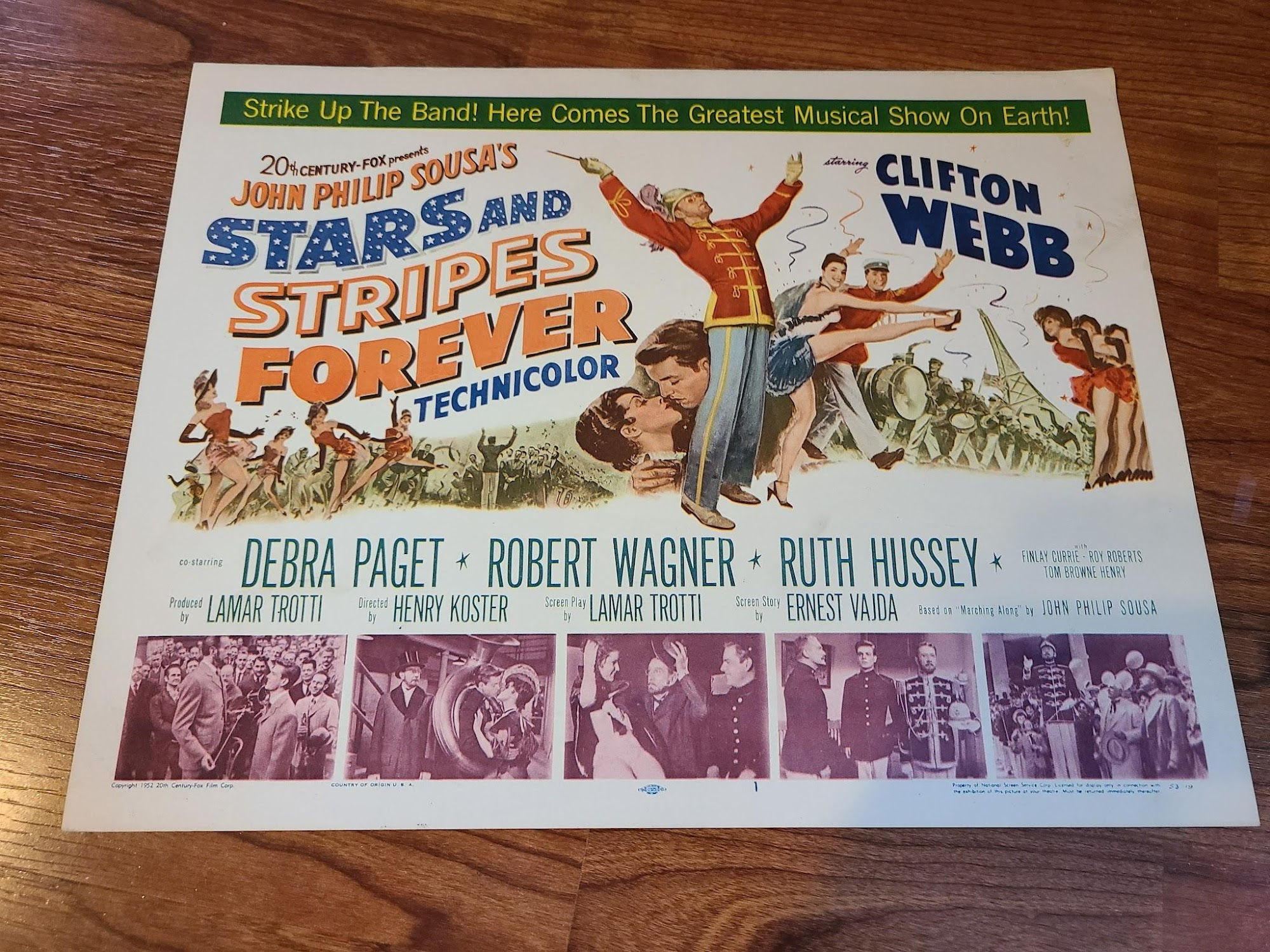 Stars And Stripes Forever 1952 Title Cards
