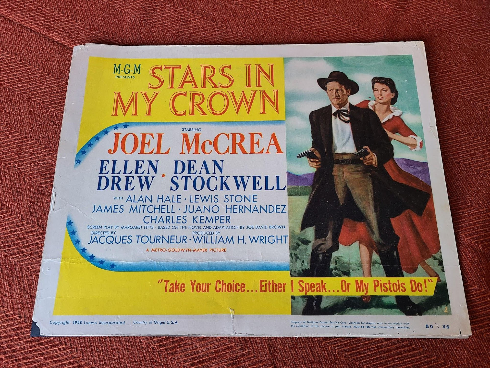 Stars In My Crown 1950 Western Lobby Cards