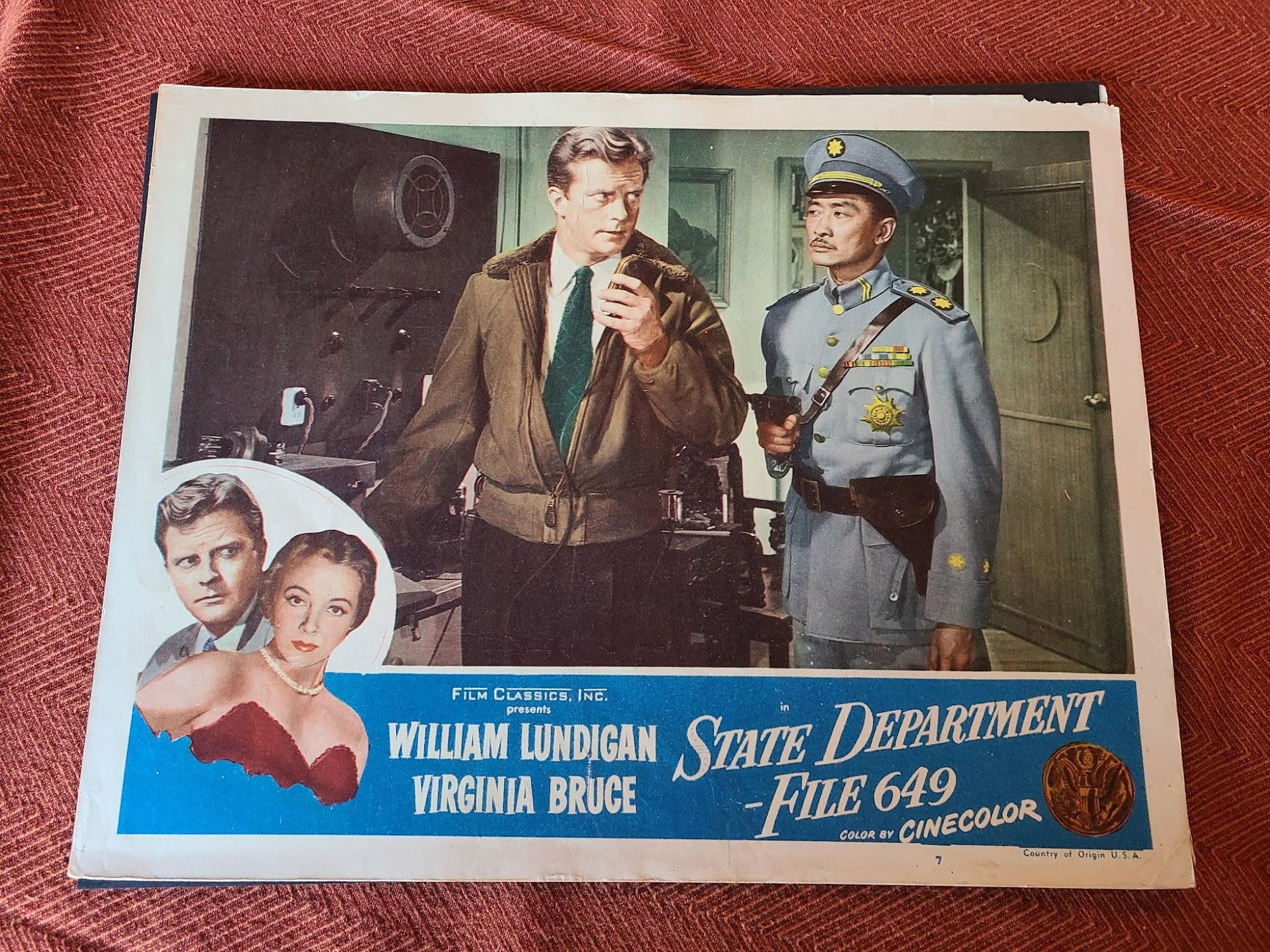 State Department File 649 1950 General Lobby Cards