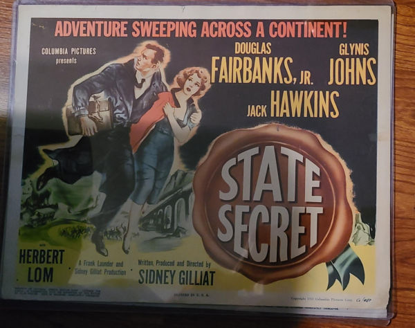 State Secret 1950 Title Cards