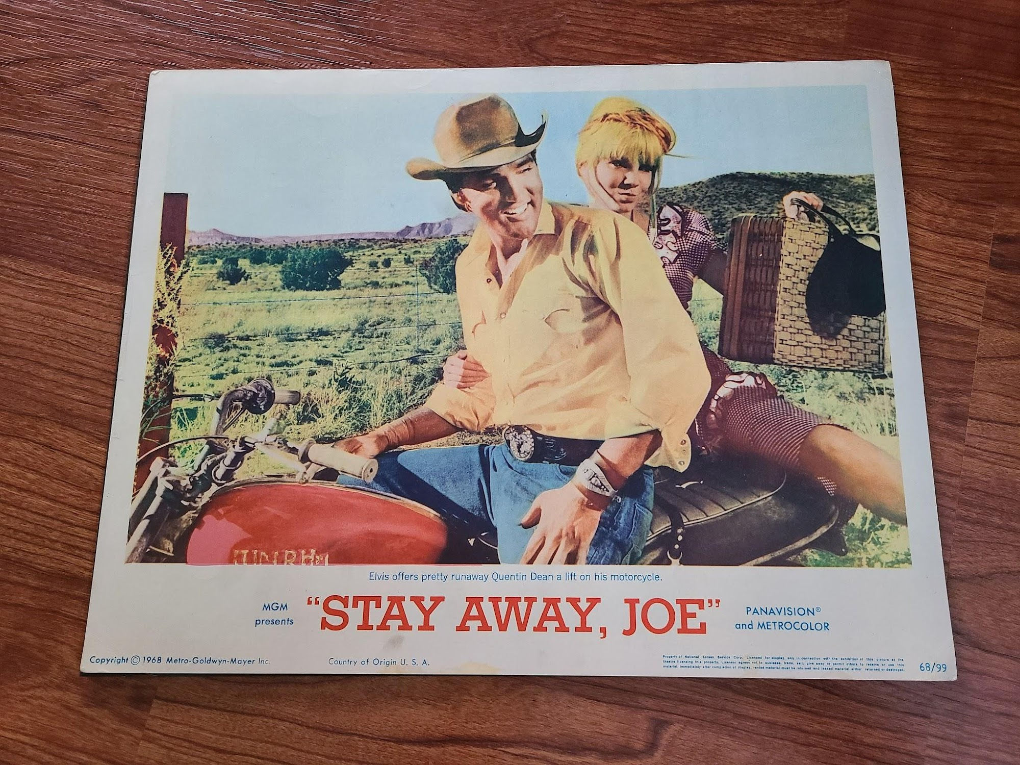 Stay Away Joe 1968 General Lobby Cards