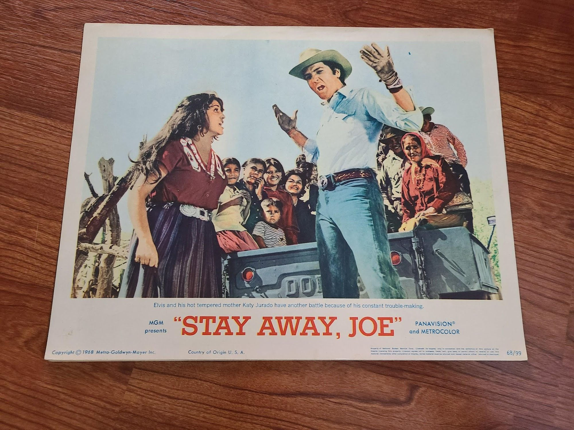 Stay Away Joe 1968 General Lobby Cards