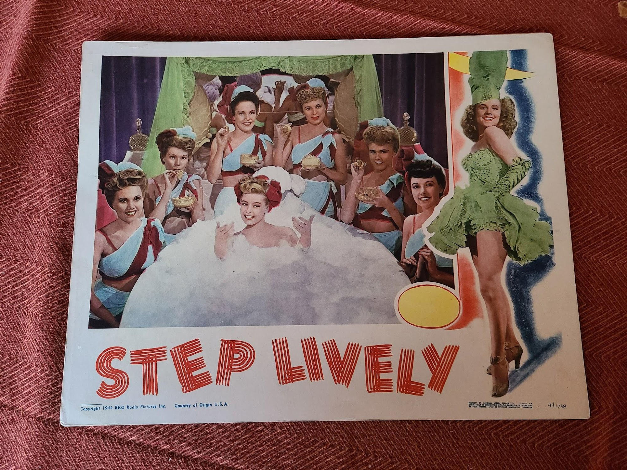 Step Lively 1944 General Lobby Cards