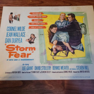 Storm Fear 1956 Title Cards
