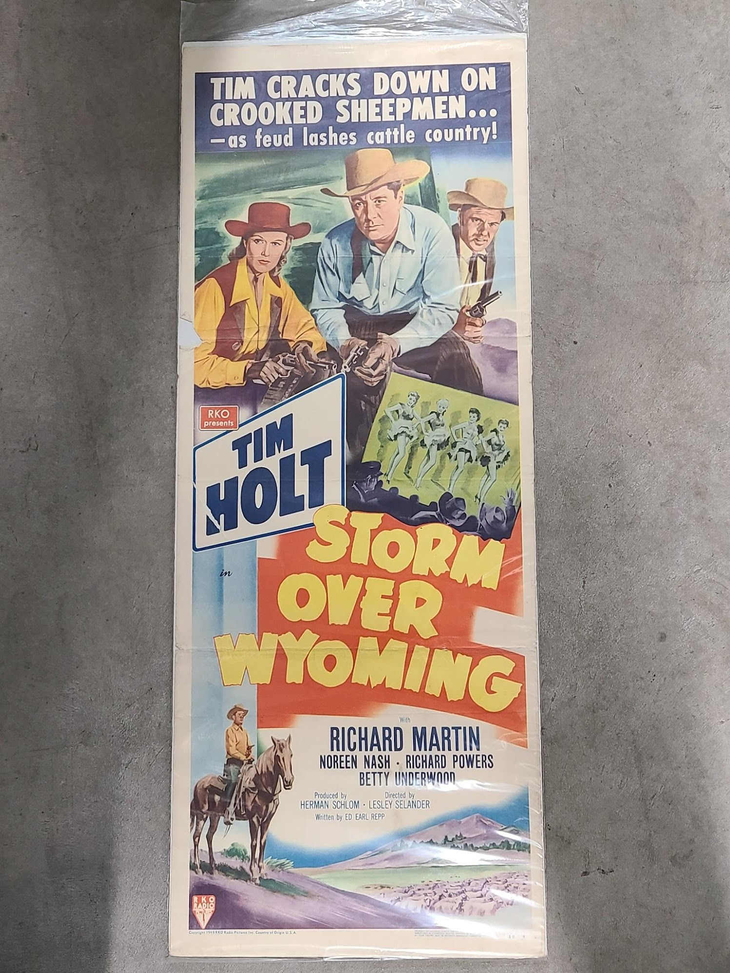 Storm Over Wyoming 1950 Inserts